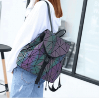 Reflektierender Farbwechsel-Geometrischer Rucksack für Damen