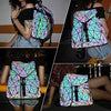 Reflektierender Farbwechsel-Geometrischer Rucksack für Damen