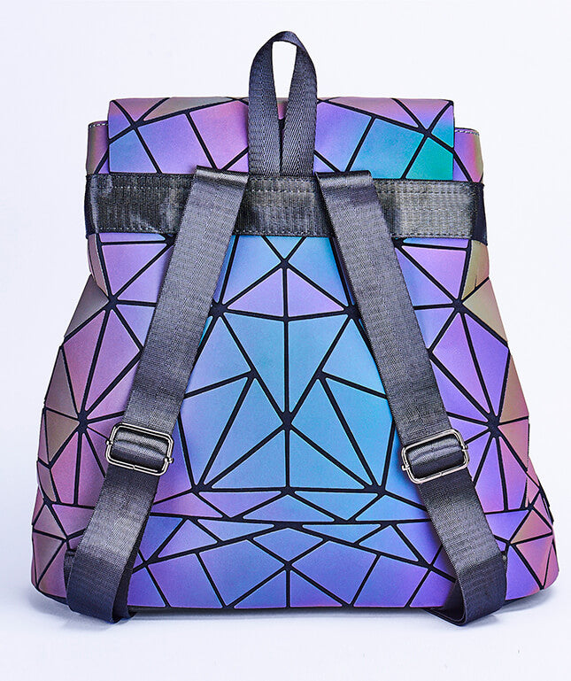 Reflektierender Farbwechsel-Geometrischer Rucksack für Damen