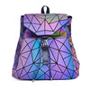 Reflektierender Farbwechsel-Geometrischer Rucksack für Damen