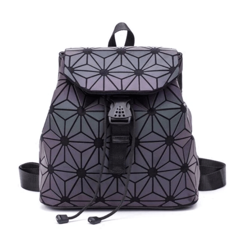 Reflektierender Farbwechsel-Geometrischer Rucksack für Damen