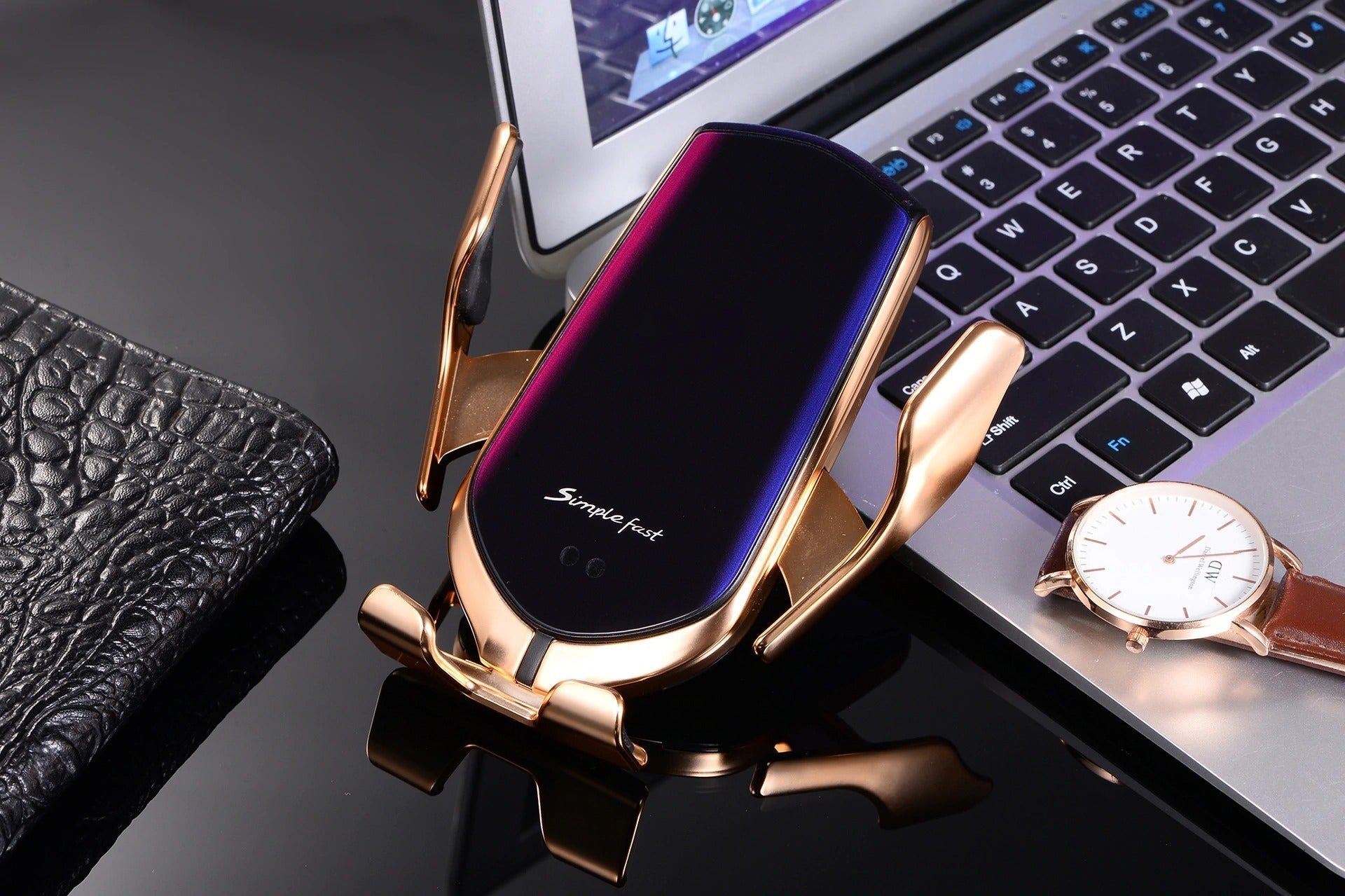 Automatische Telefonhalter mit kabellosem Ladegerät – GripCharge