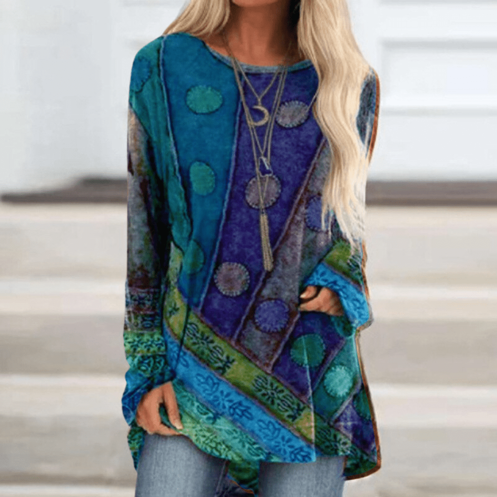 Femininer Herbstpullover mit Vintage-Flair – Elisa