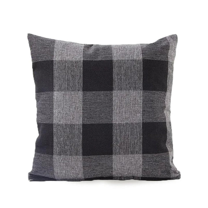 Gemütliche Karierte Kissenhülle im Landhausstil – Autumn Plaid (1+1 GRATIS)