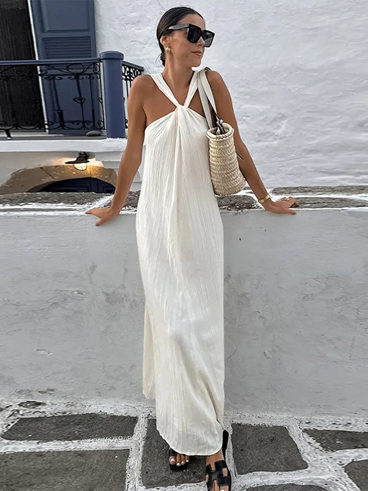 Trendiges ärmelloses Sommerkleid mit lockerem Schnitt – Mikayla