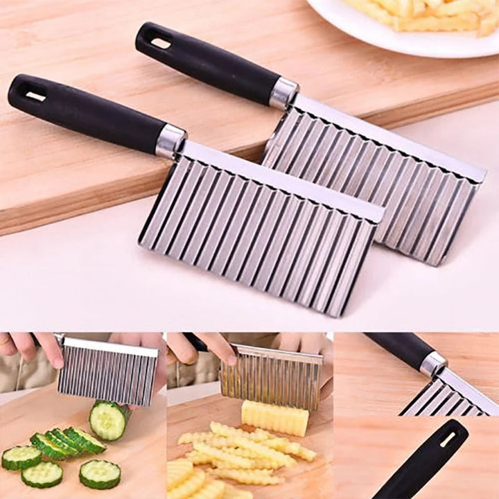 Stainless Steel Vegetable Knife - WaveCut