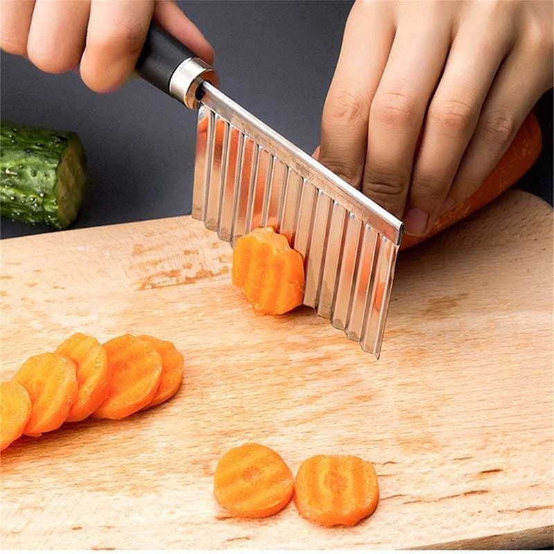 Stainless Steel Vegetable Knife - WaveCut