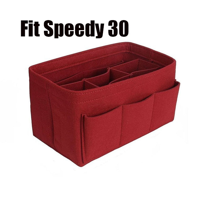 Filz Handtaschen- und Make-up-Organizer Einsatz – Kaufe 1, Erhalte 1 GRATIS Multi-Taschen Aufbewahrung