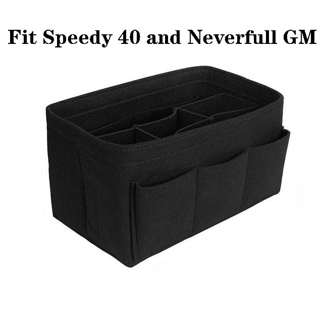 Filz Handtaschen- und Make-up-Organizer Einsatz – Kaufe 1, Erhalte 1 GRATIS Multi-Taschen Aufbewahrung