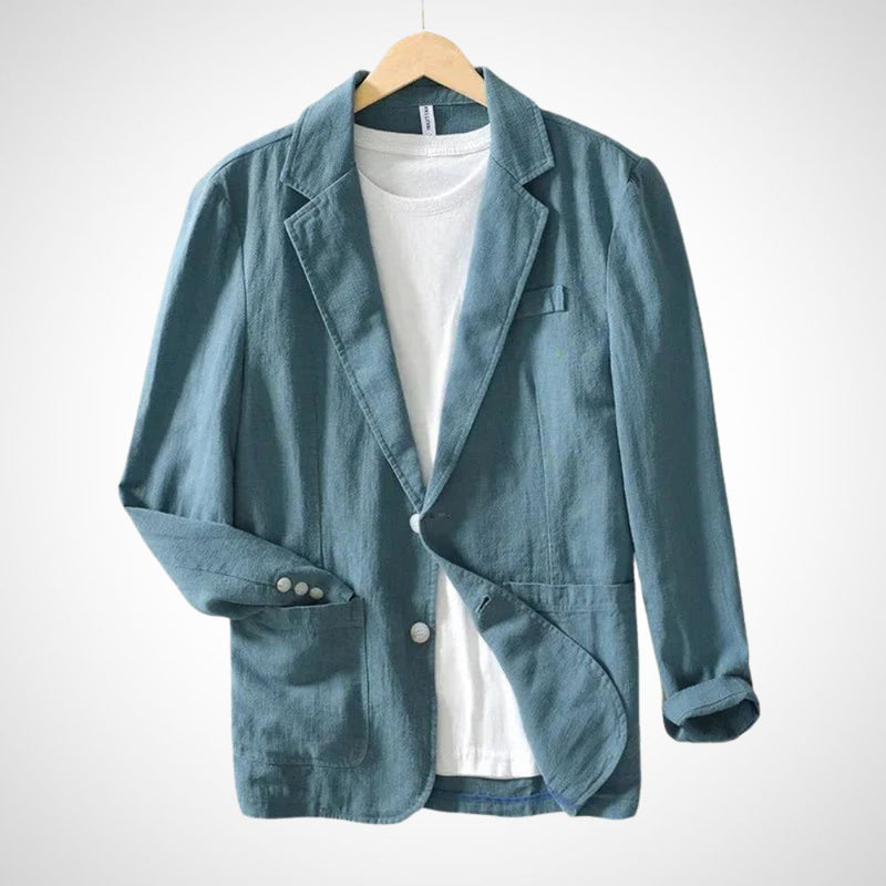 Leichter Herren Leinenblazer aus Baumwollmischung – Julian