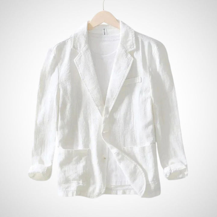 Leichter Herren Leinenblazer aus Baumwollmischung – Julian