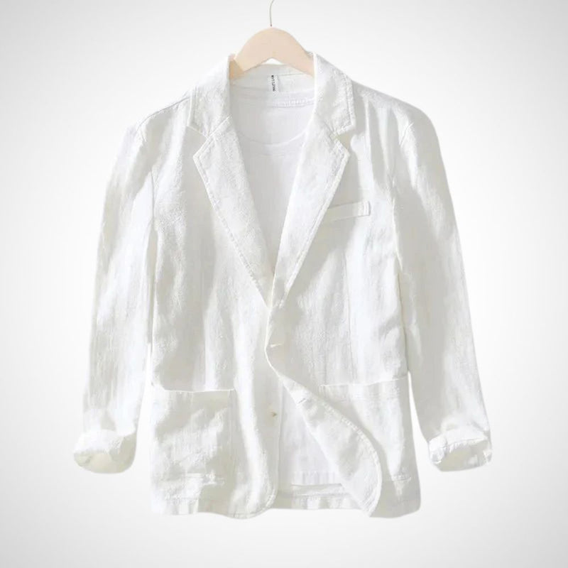 Leichter Herren Leinenblazer aus Baumwollmischung – Julian