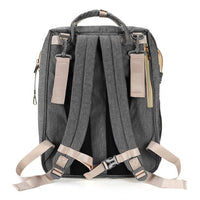 Convertible Baby Diaper Backpack with Foldable Baby Bed – Waterproof Multi-Pocket Design