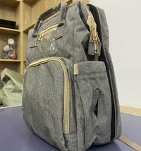 Convertible Baby Diaper Backpack with Foldable Baby Bed – Waterproof Multi-Pocket Design