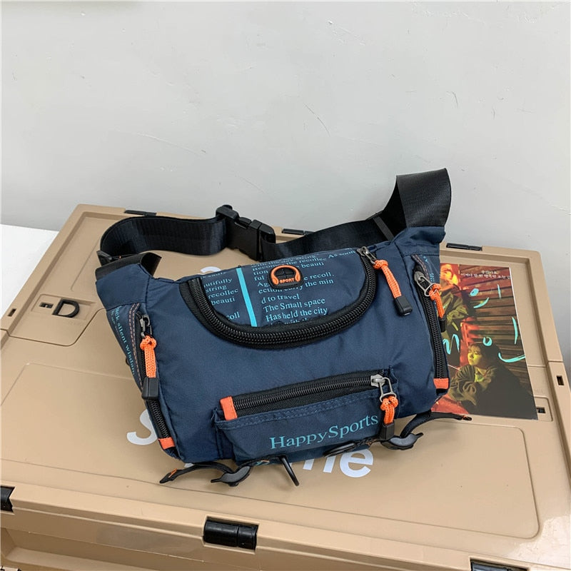Wasserdichte Herren-Bauch- und Schultertasche – Multifunktionale Reise- und Outdoor-Tasche