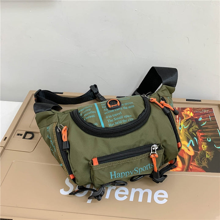 Wasserdichte Herren-Bauch- und Schultertasche – Multifunktionale Reise- und Outdoor-Tasche