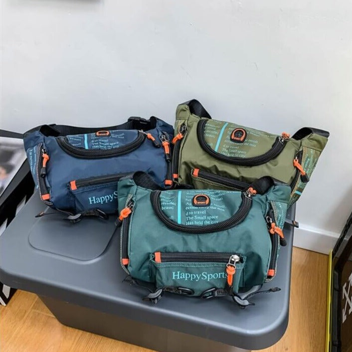 Wasserdichte Herren-Bauch- und Schultertasche – Multifunktionale Reise- und Outdoor-Tasche