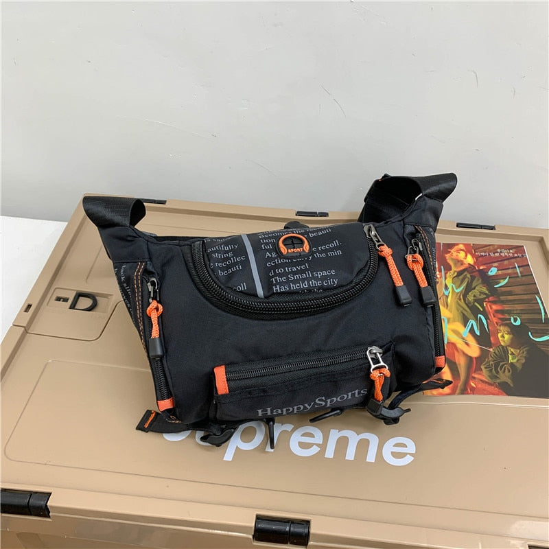 Wasserdichte Herren-Bauch- und Schultertasche – Multifunktionale Reise- und Outdoor-Tasche