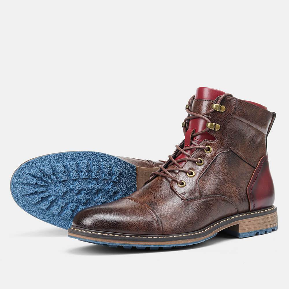 Braune Herren Oxford Stiefel – Jules