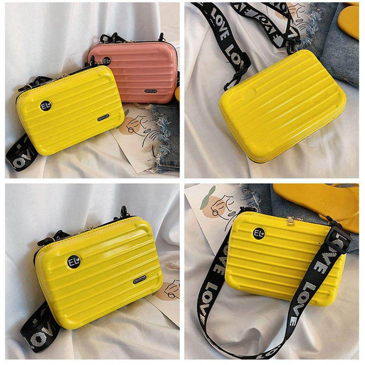 Kompakte Hartschalen-Reisehandtas