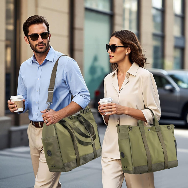 Laptop-Umhängetasche mit mehreren Fächern und verstellbarem Schulterriemen – MetroCarry