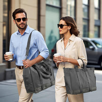 Laptop-Umhängetasche mit mehreren Fächern und verstellbarem Schulterriemen – MetroCarry