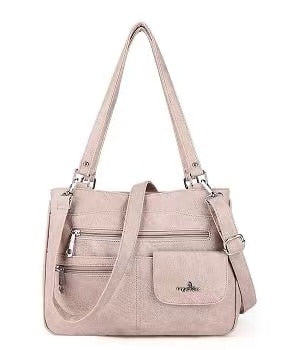 Multi-Compartment Damen Schulter- und Crossbody-Tasche – FlexiCarry