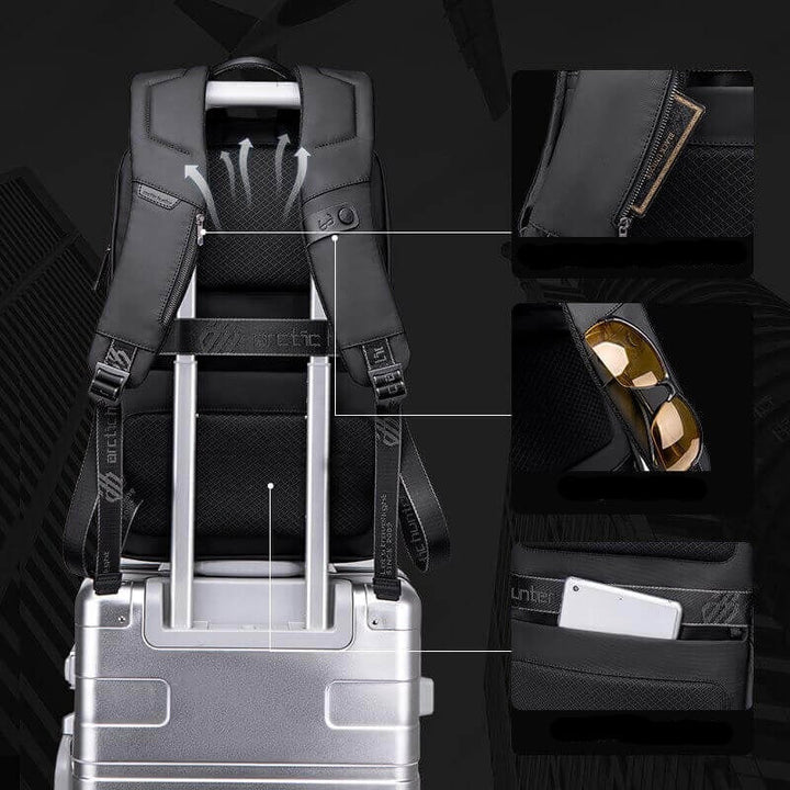 Wasserdichter Rucksack mit mehreren Fächern – Leichtgewicht für Outdoor und Reisen