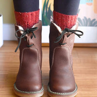 Damen Wasserfeste Stiefeletten mit warmer Fütterung – Natalja