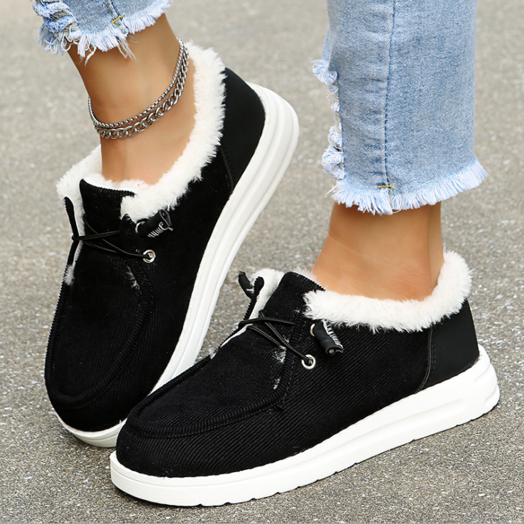 Damen Slip-On Winter-Schuhe mit Plüschfutter – Maren