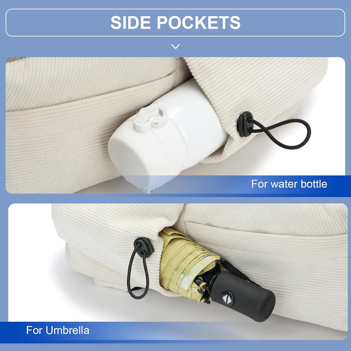 Leichte, wasserabweisende Laptop- und Reisetasche mit organisierten Fächern