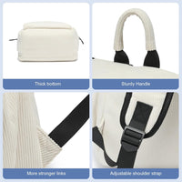 Leichte, wasserabweisende Laptop- und Reisetasche mit organisierten Fächern