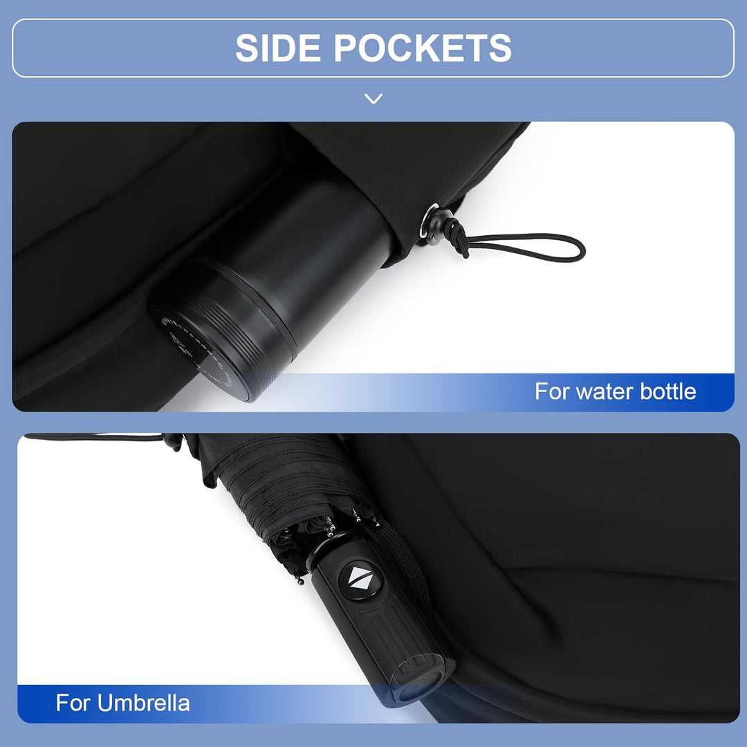 Leichte, wasserabweisende Laptop- und Reisetasche mit organisierten Fächern