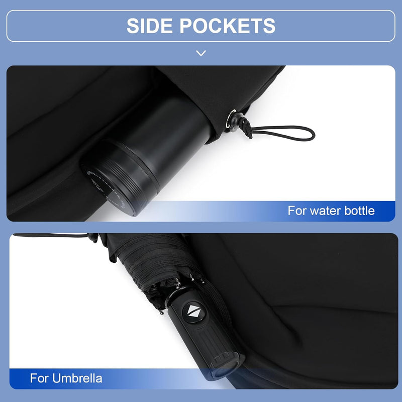 Leichte, wasserabweisende Laptop- und Reisetasche mit organisierten Fächern