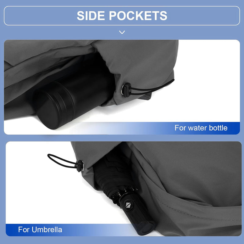 Leichte, wasserabweisende Laptop- und Reisetasche mit organisierten Fächern