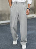 Locker geschnittene Hose mit Bundfalten – Matteo