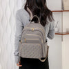 Leichter wasserabweisender Nylon-Rucksack für Damen – Reisen & Schule