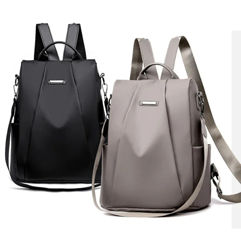 Leichtgewicht Wasserabweisender Nylon-Rucksack für Damen – Mehrere Tragemöglichkeiten
