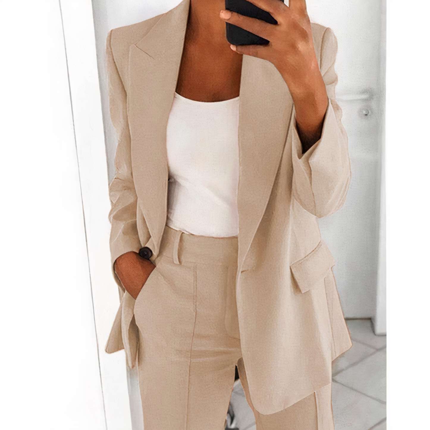 Trendiger Blazer- und Hosen-Set für Damen - Sanne