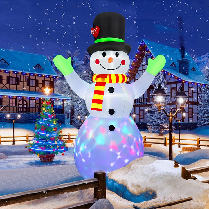 Aufblasbarer Beleuchteter Schneemann (213 cm) – Lotte