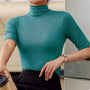 Nahtloser & Weicher Damen Rollkragen-Top mit Figurbetontem Schnitt – Arina