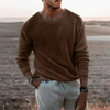 Warmer Herren Strickpullover mit Langarm – Sigfried