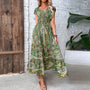 Luftiges Damen Maxikleid mit Ethno-Print & V-Ausschnitt – Nayeli