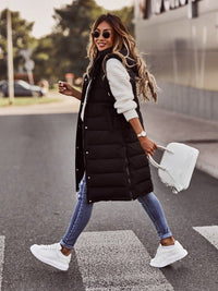 Bequemer, knielanger Damen-Bodywarmer – Livia
