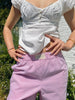 Damen-Loungehose mit Streifenmuster – Elvira