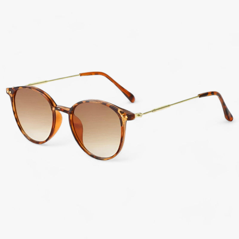 Luxuriöse Damen Sonnenbrille mit rundem Rahmen – Liora