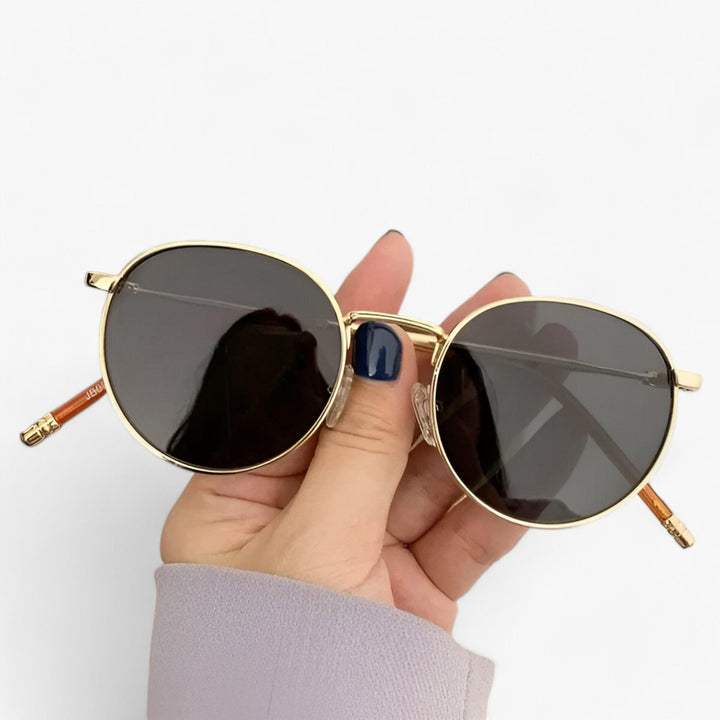 Unisex Designer Sonnenbrille mit Rundgläsern – Nova