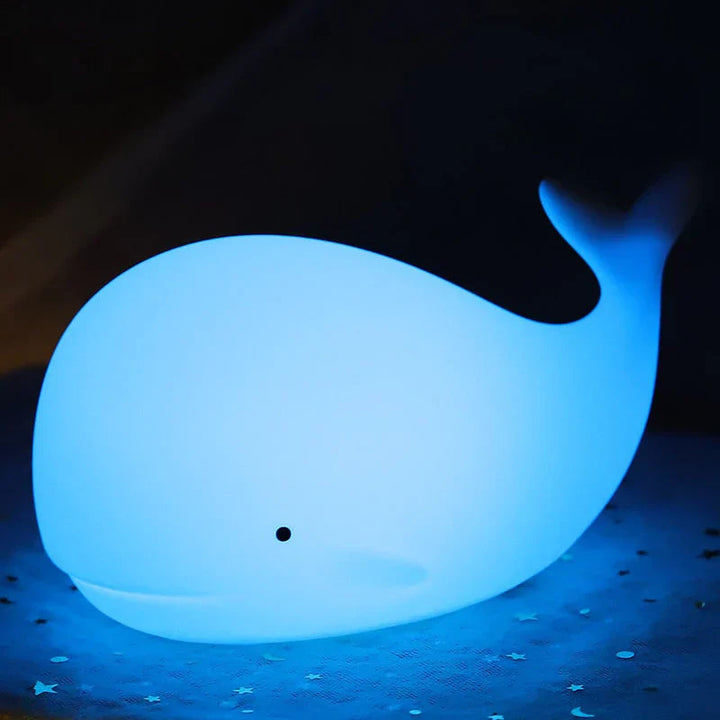 Niedliche Wal-Walnachtlampe mit Farbwechsel - GlowWhale