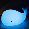 Niedliche Wal-Walnachtlampe mit Farbwechsel - GlowWhale