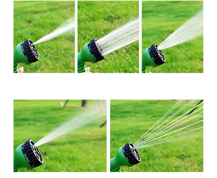 Retractable Garden Hose with Spray Nozzle – FlexaFlow
